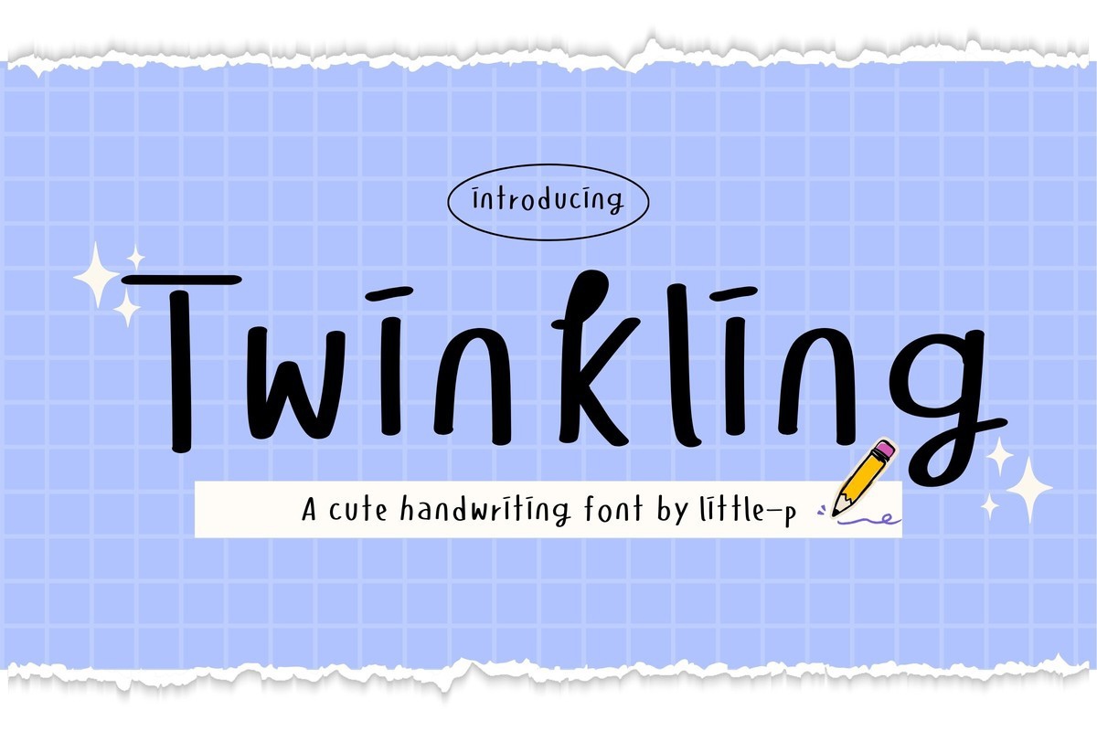 Шрифт Twinkling