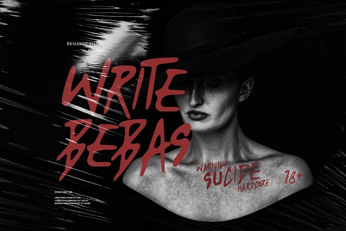 Шрифт Write Bebas