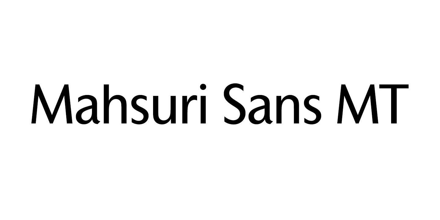 Шрифт Mahsuri Sans MT