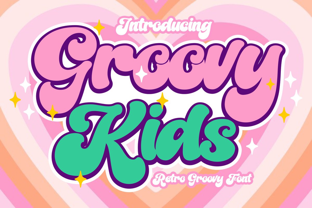 Шрифт Groovy Kids