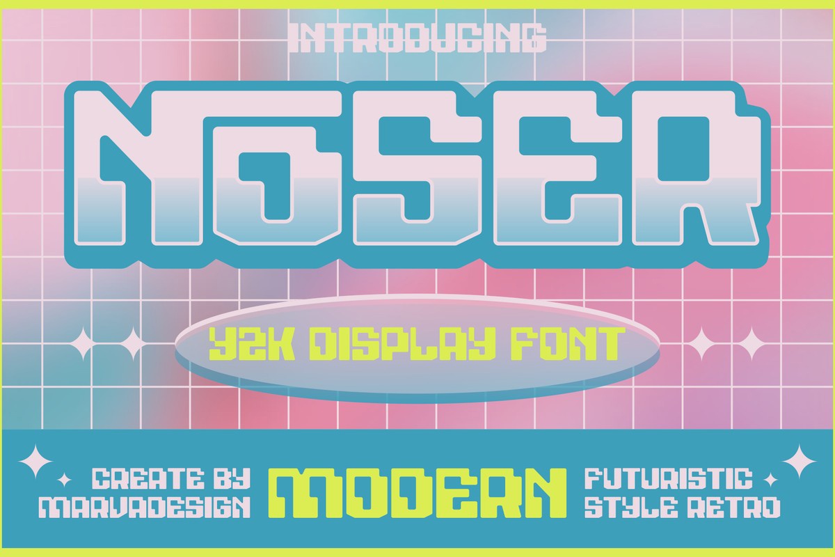 Шрифт Noser