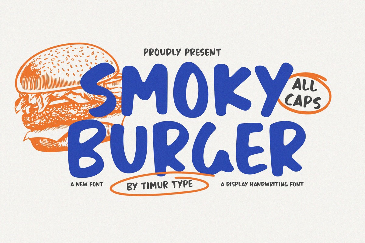 Шрифт Smoky Burger