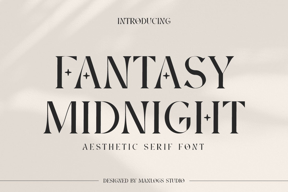 Шрифт Fantasy Midnight