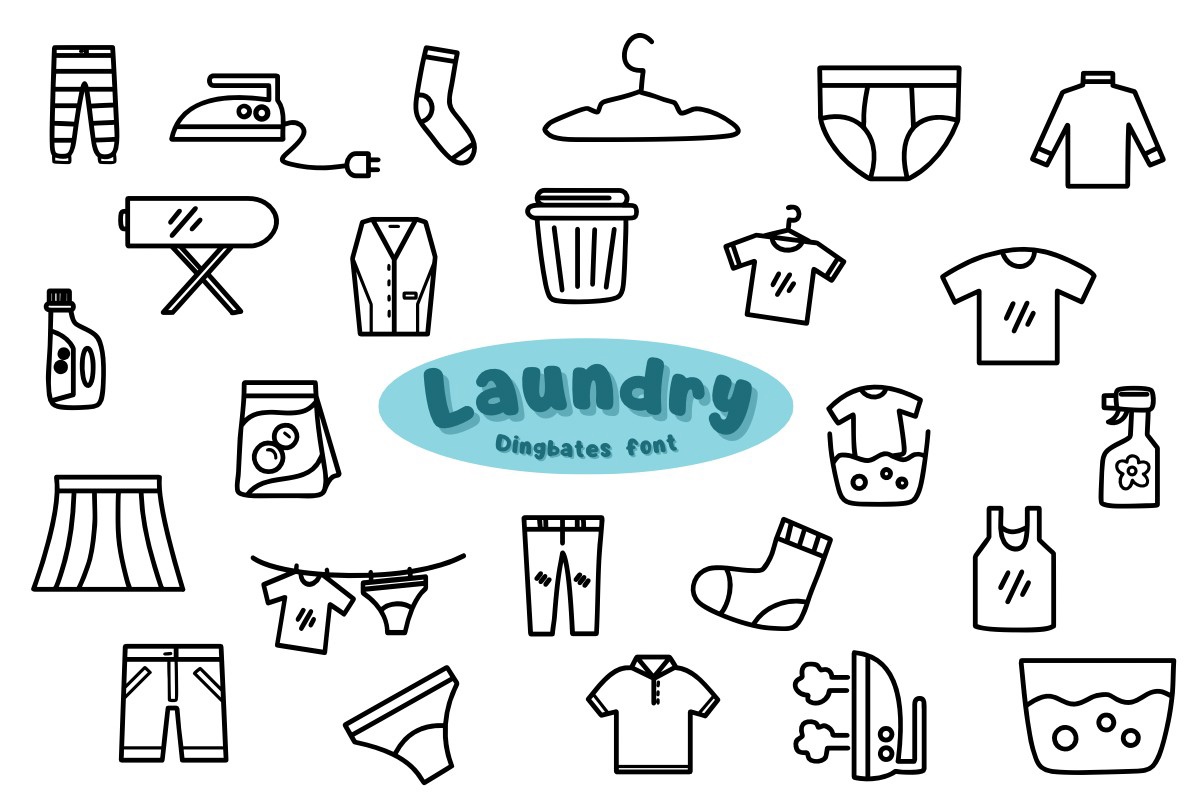 Шрифт Laundry