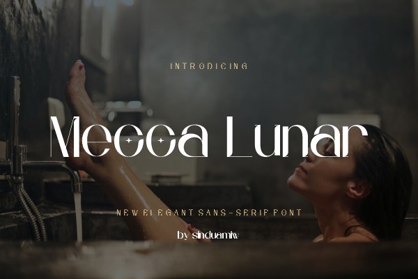 Шрифт Mecca Lunar