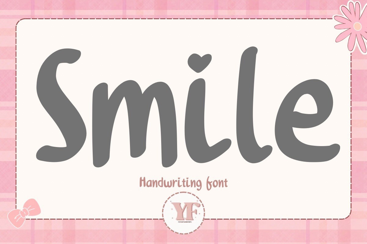 Шрифт Smile