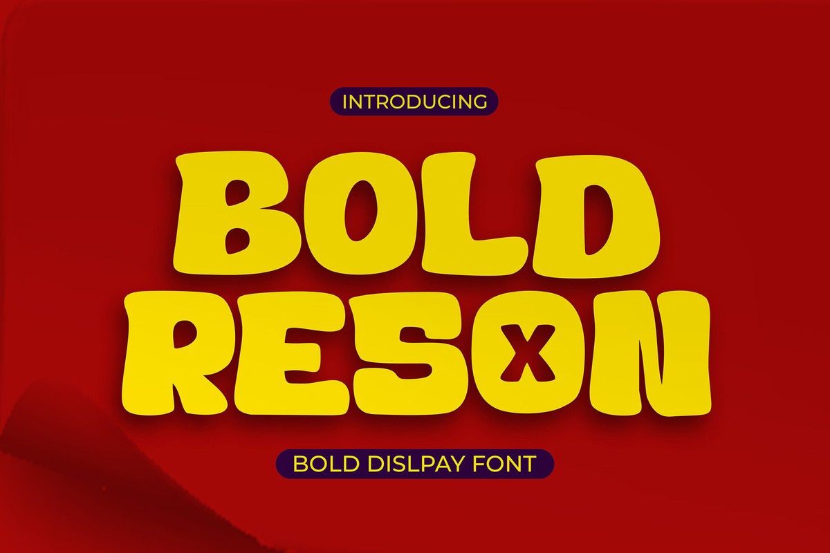 Шрифт Bold Reson