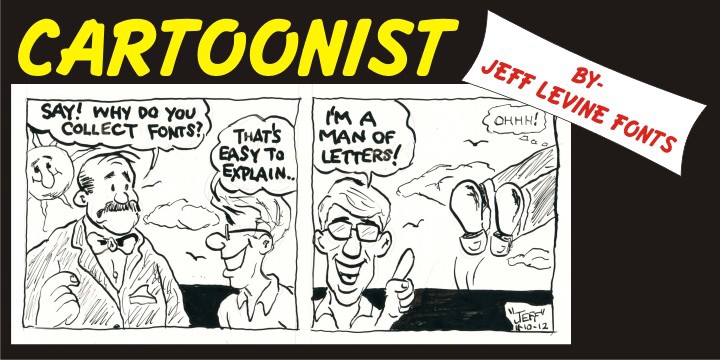 Шрифт Cartoonist JNL