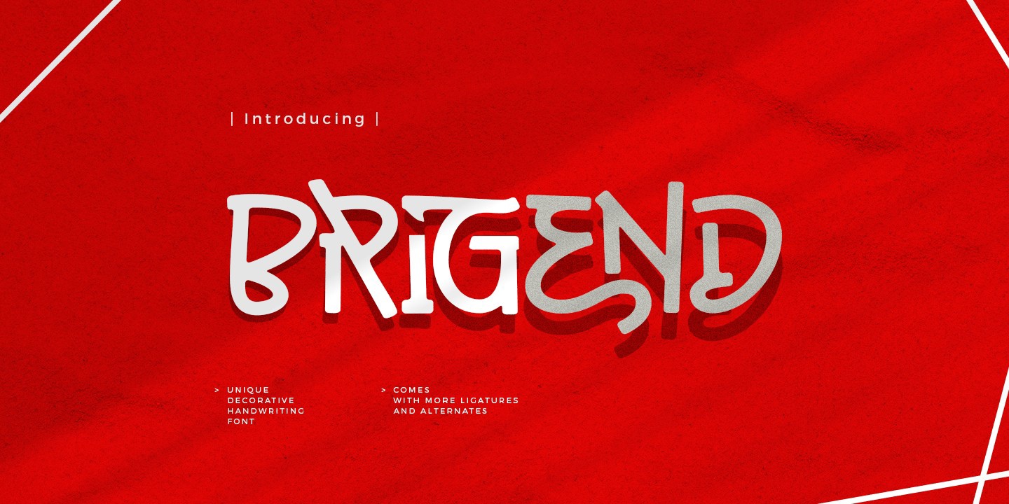 Шрифт Brigend