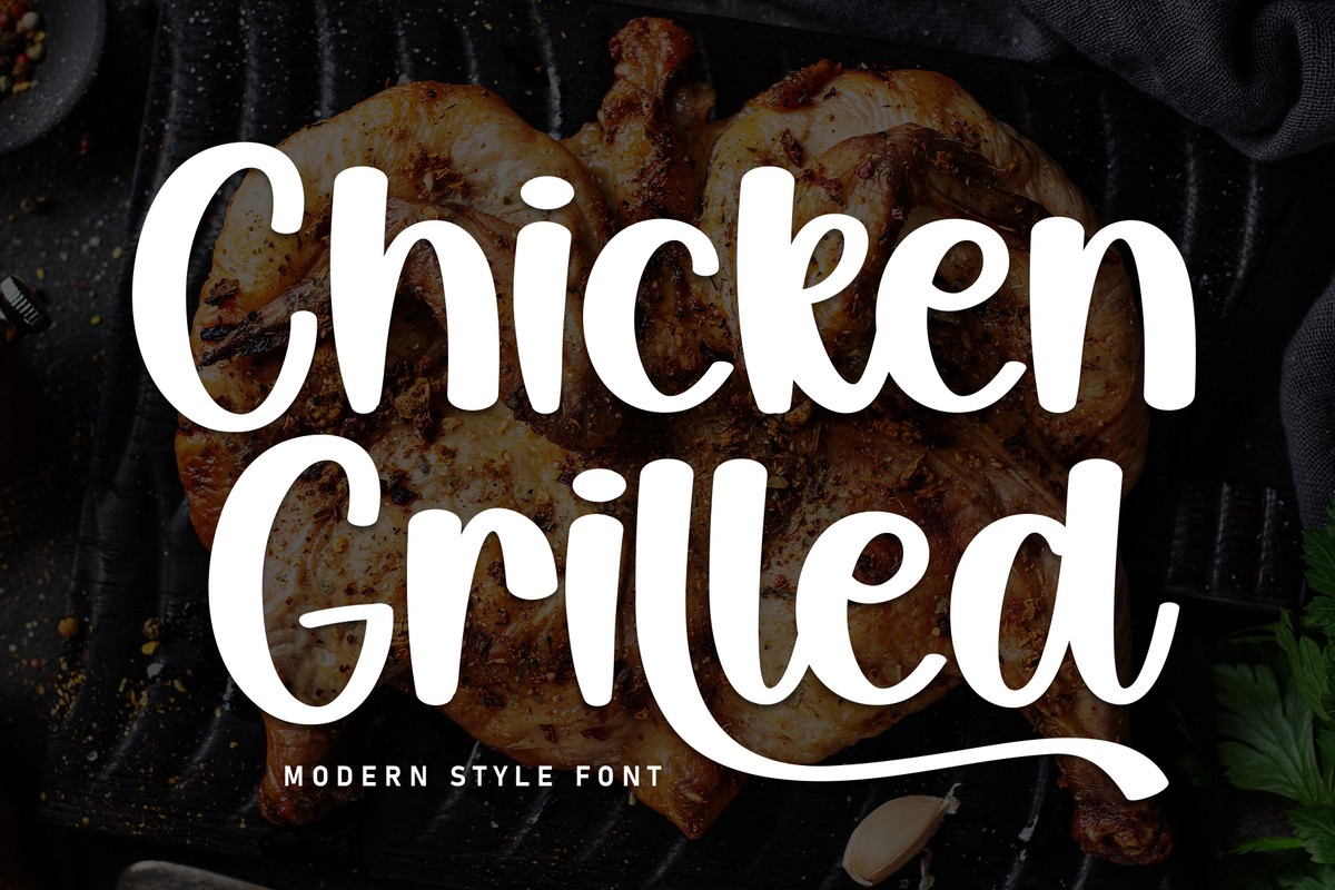 Шрифт Chicken Grilled