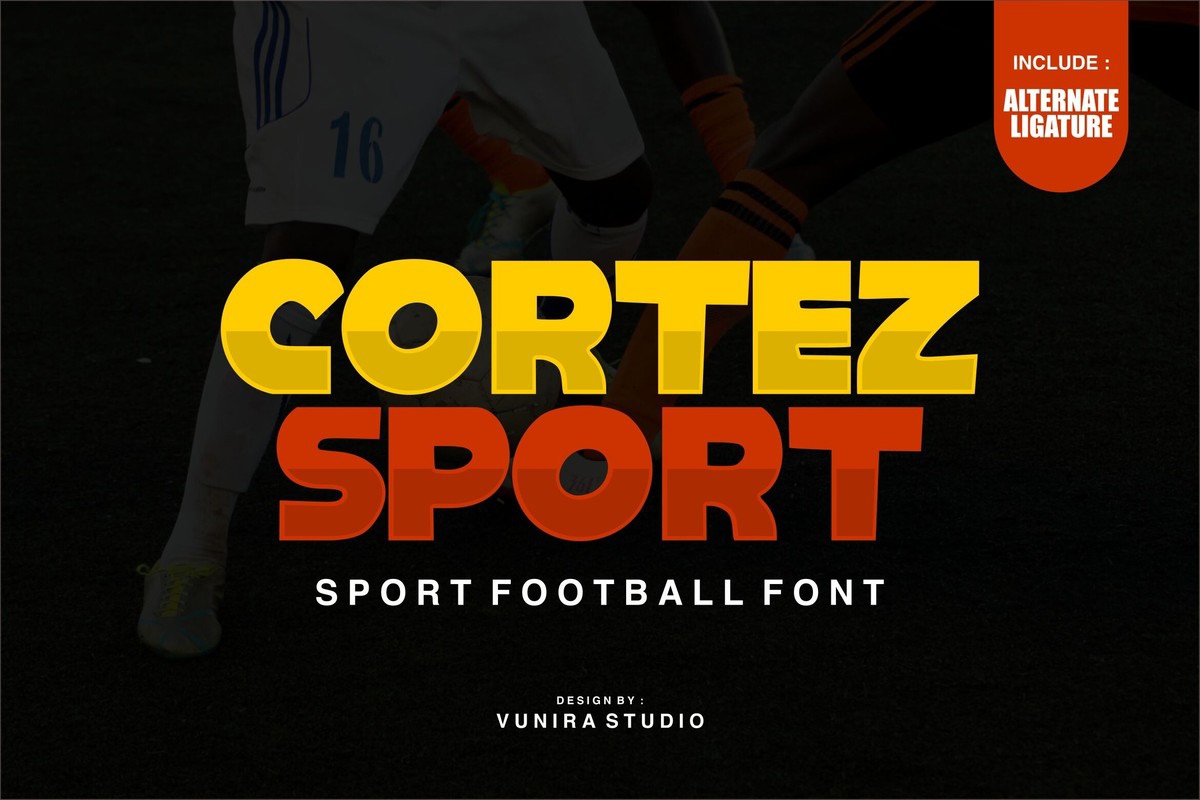 Шрифт Cortez Sport