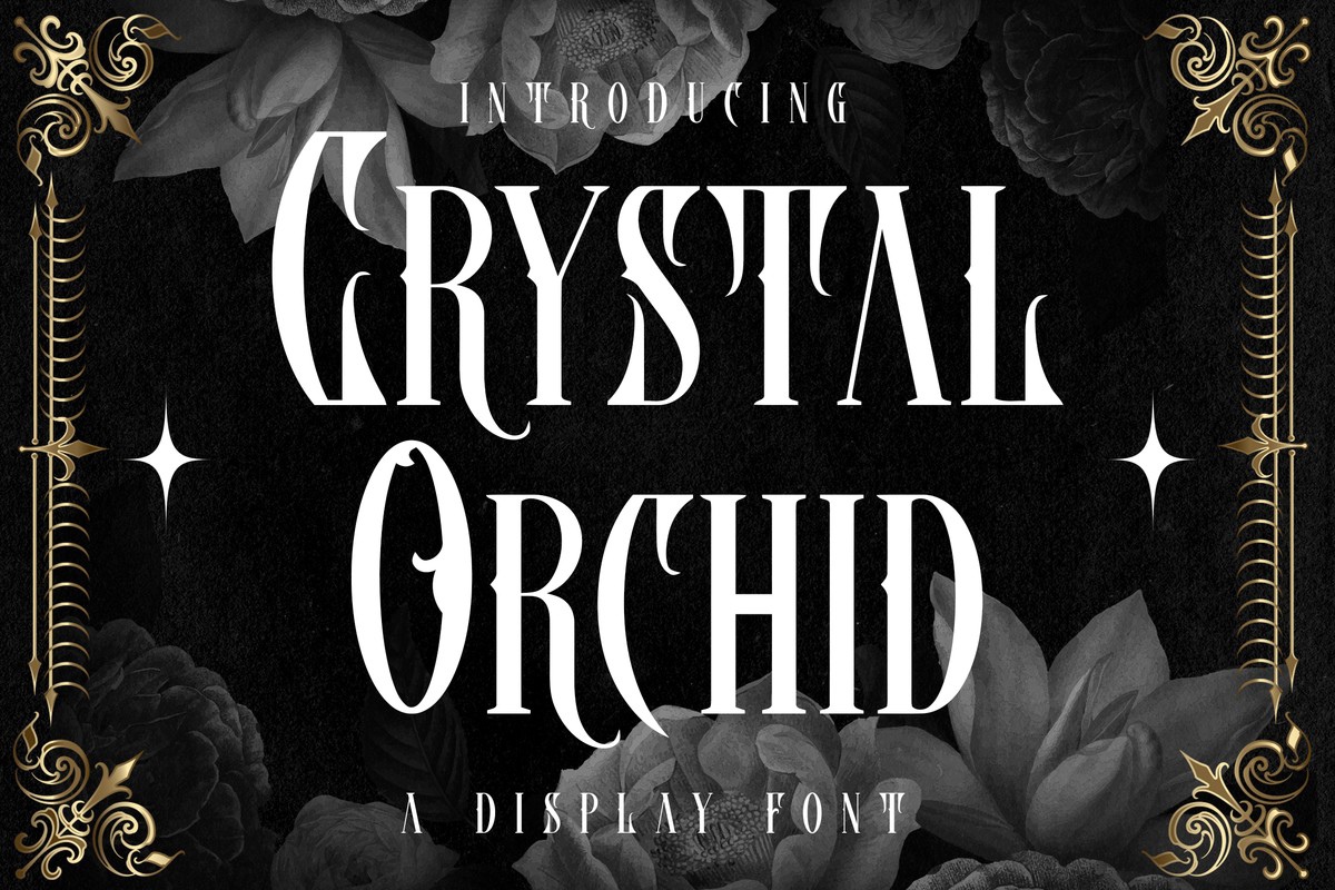 Шрифт Crystal Orchid