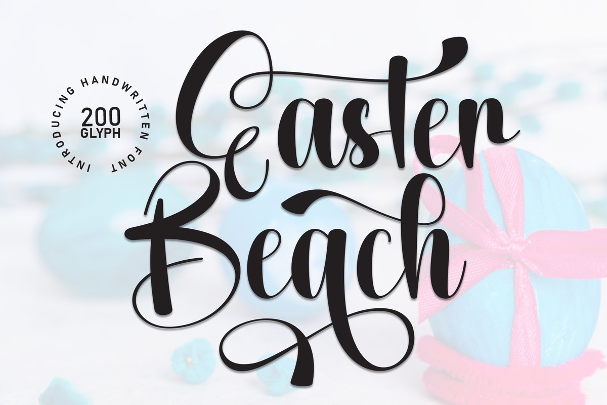 Шрифт Easter Beach