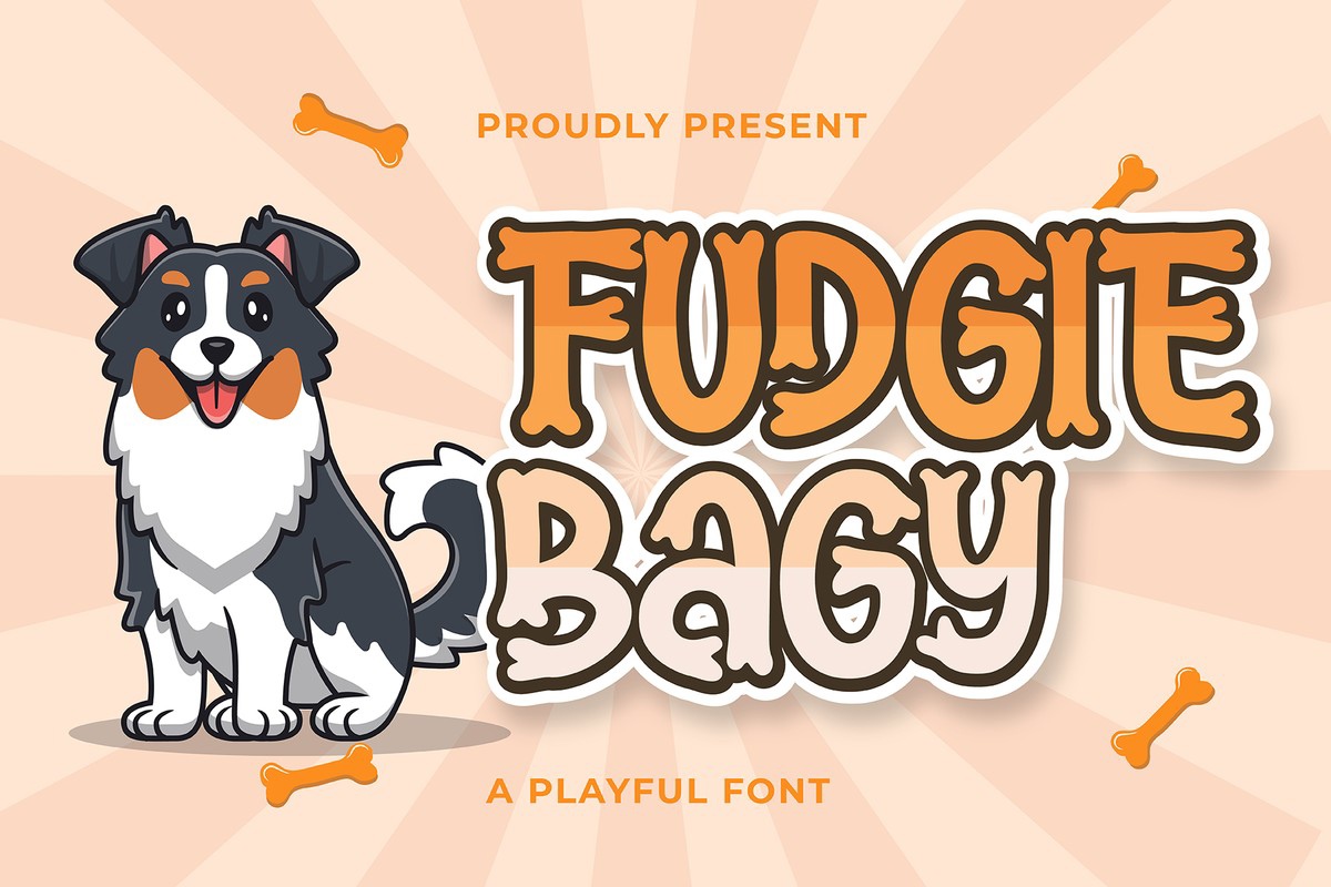 Шрифт Fudgie Bagy