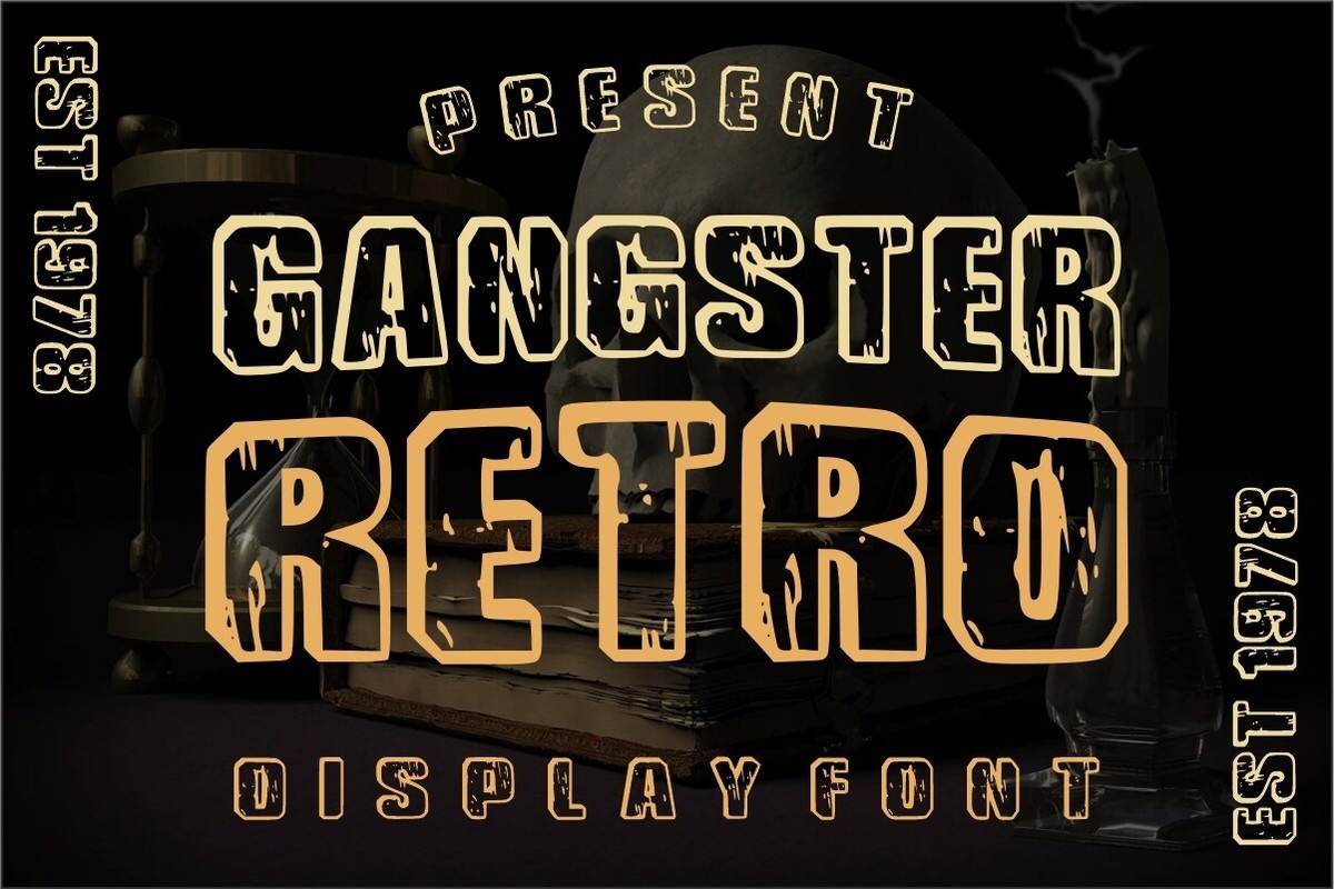 Шрифт Gangster Retro