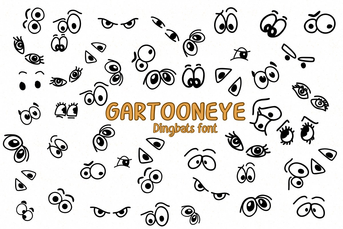 Шрифт Gartoon Eye