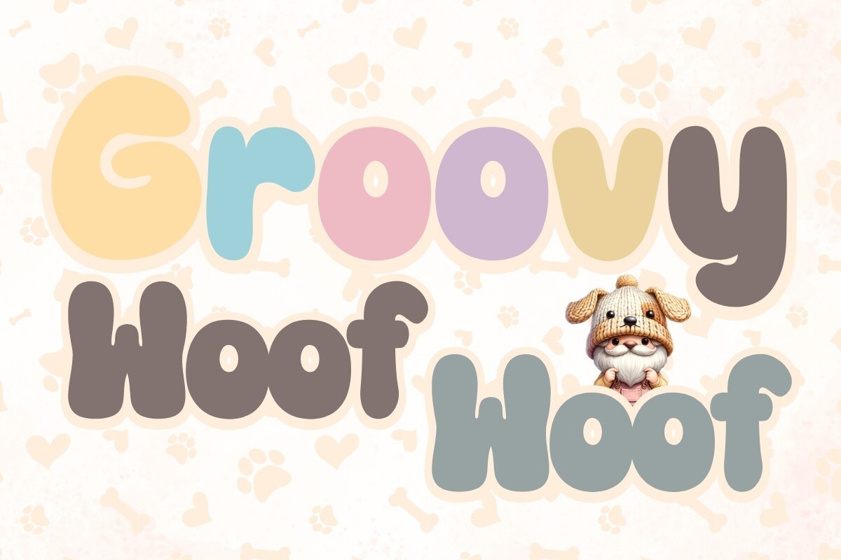 Шрифт Groovy Woof Woof