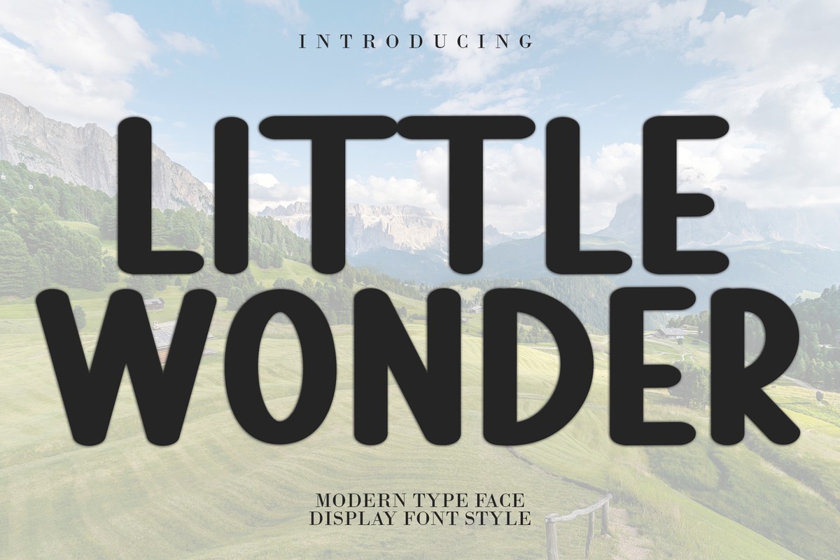 Шрифт Little Wonder