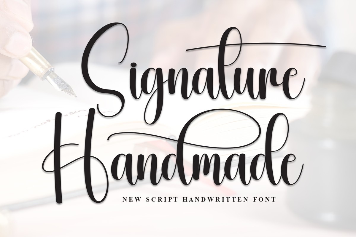 Шрифт Signature Handmade