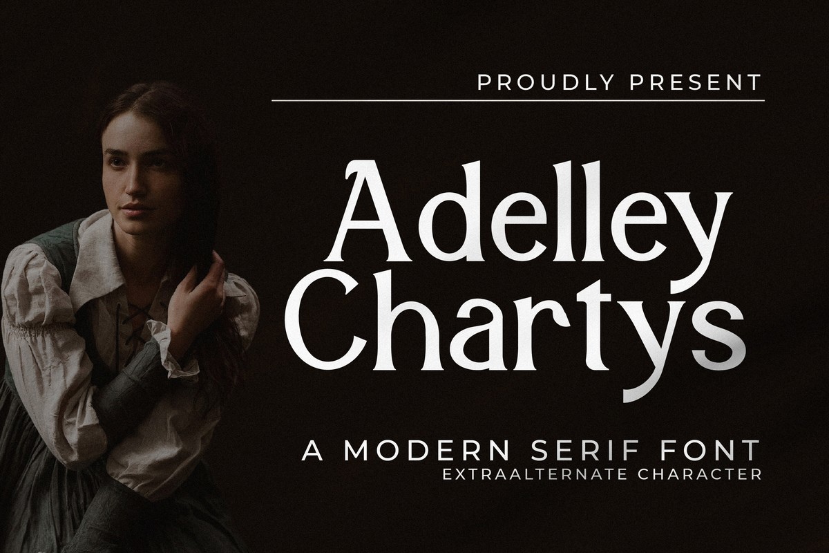 Шрифт Adelley Chartys