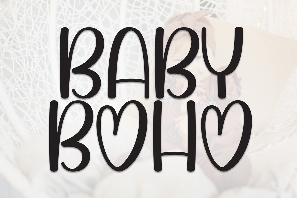 Шрифт Baby Boho