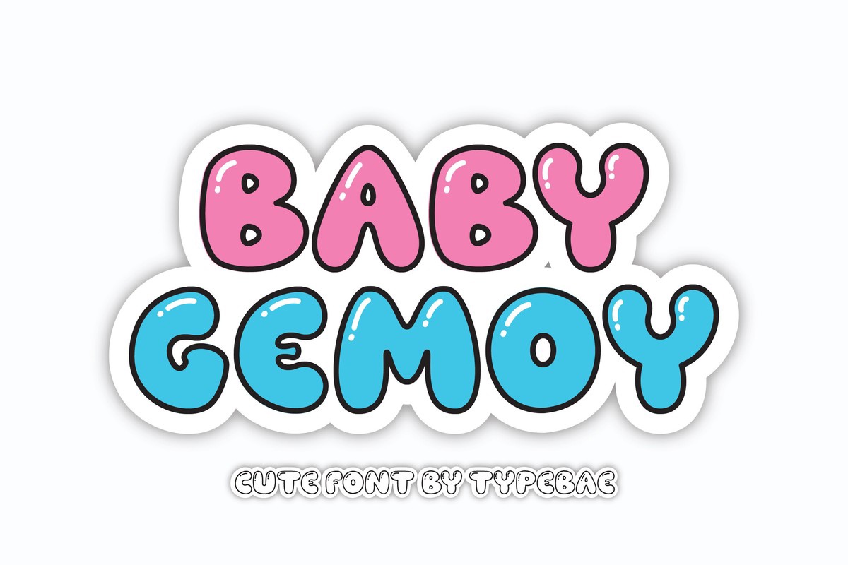 Шрифт Baby Gemoy