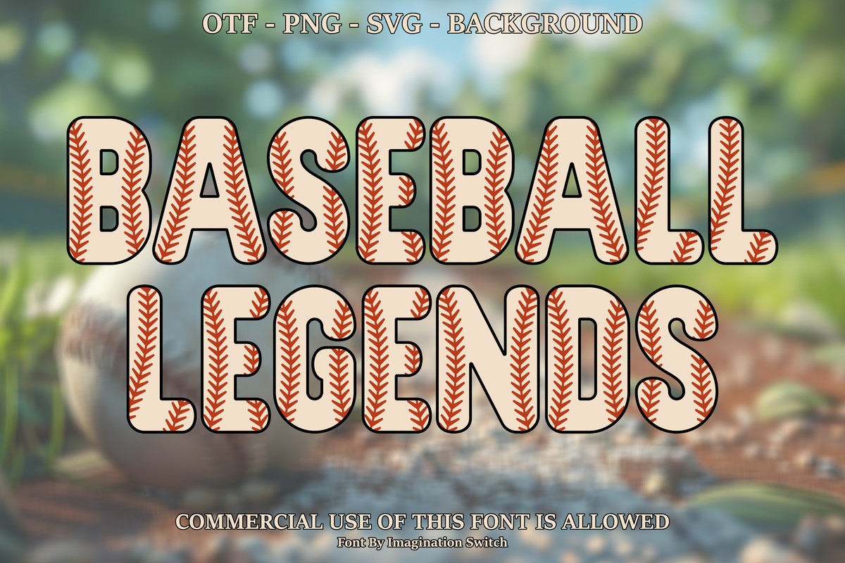 Шрифт Baseball Legends