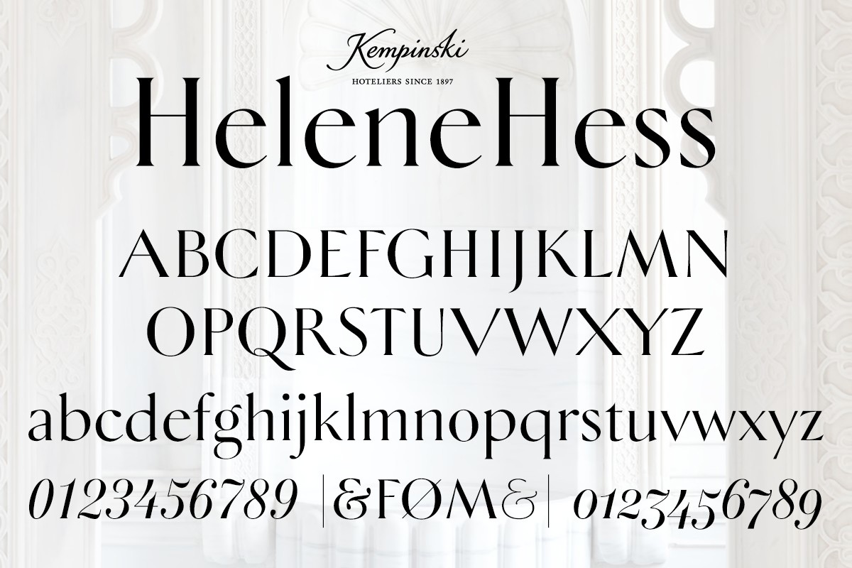 Шрифт HeleneHess