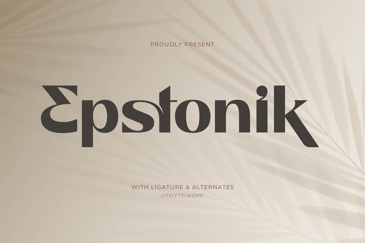 Шрифт Epstonik