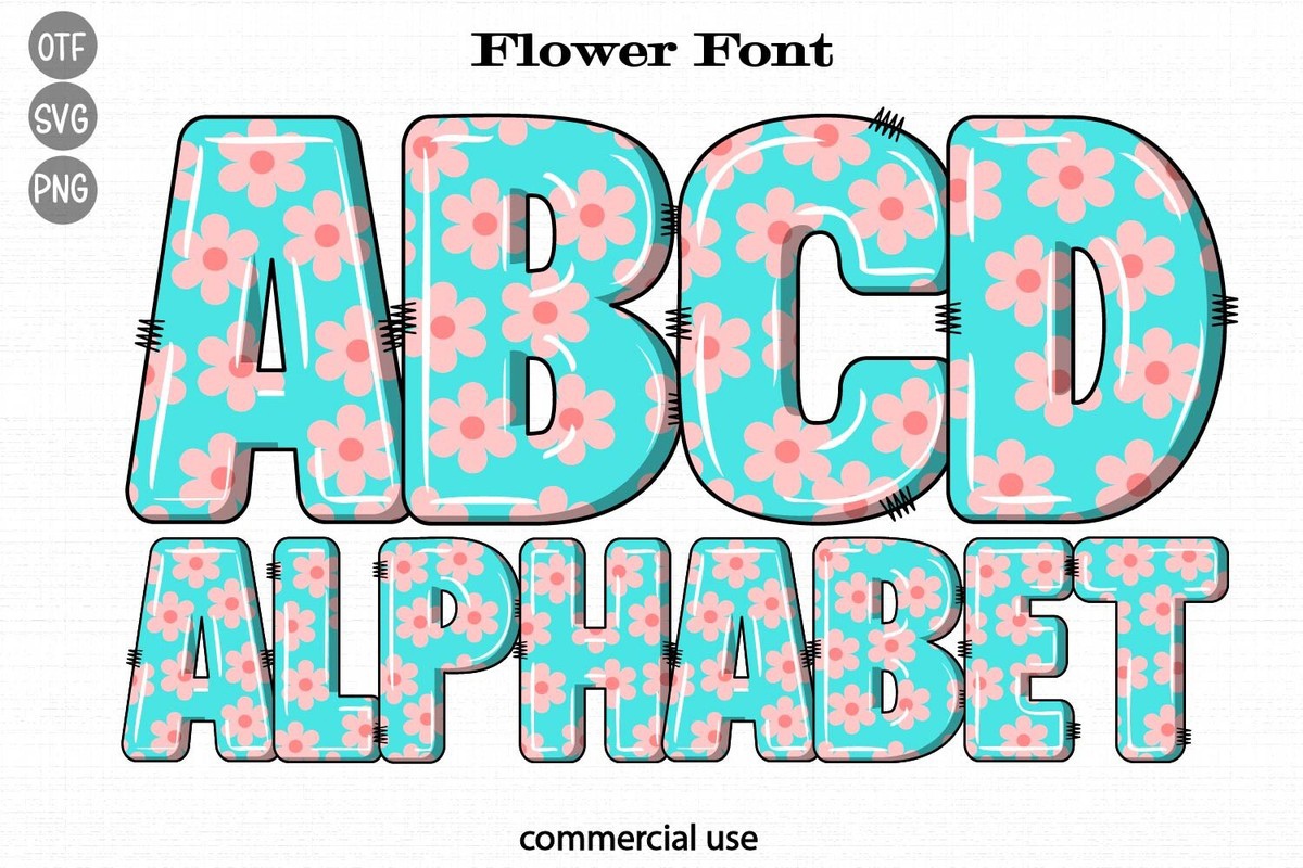 Шрифт Flower Font