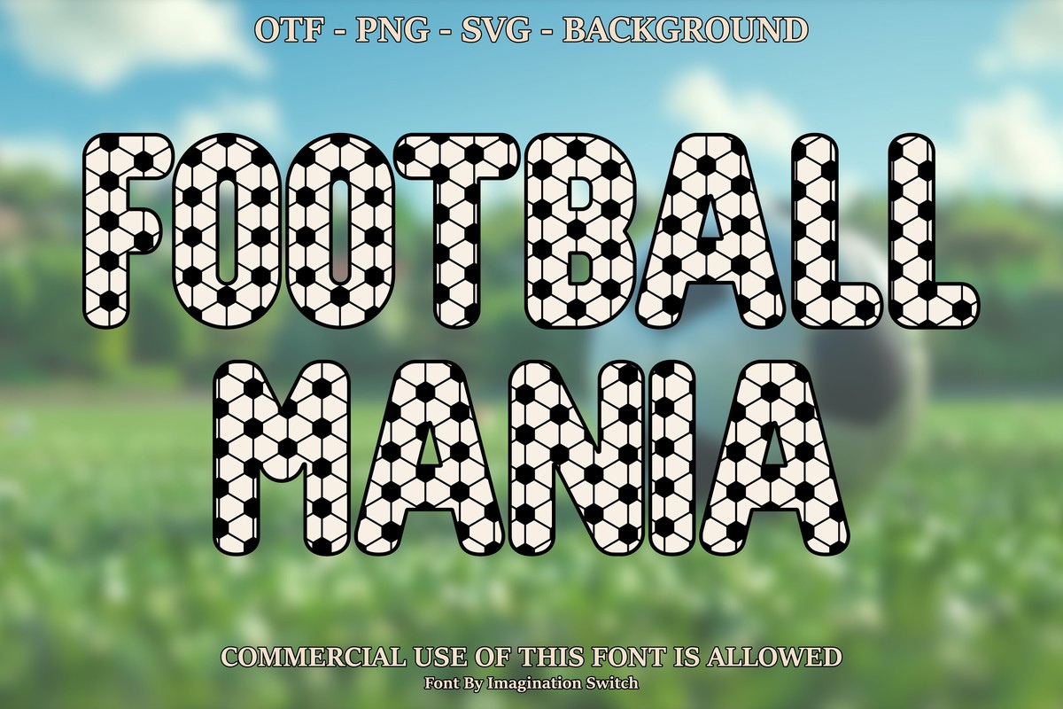 Шрифт Football Mania