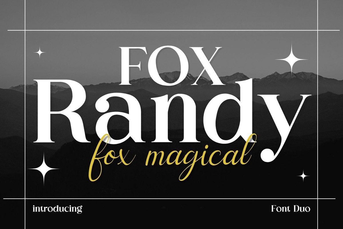 Шрифт Fox Randy and Fox Magical