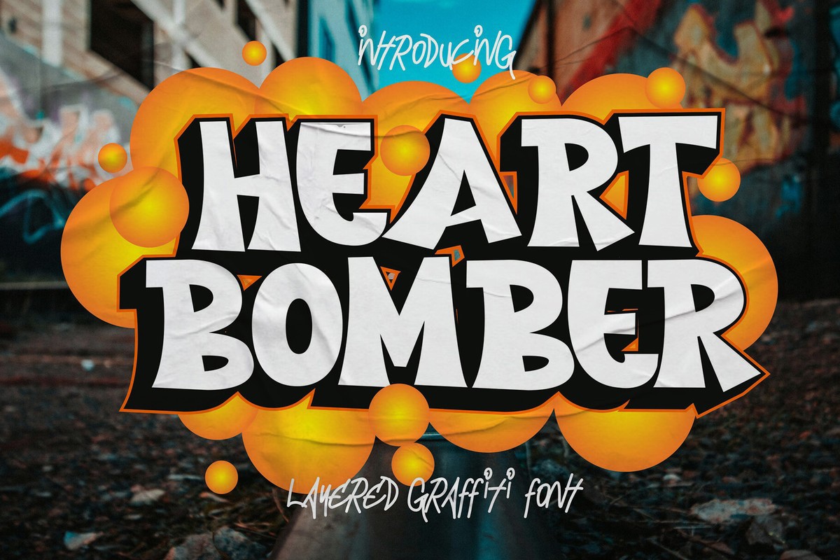 Шрифт Heart Bomber