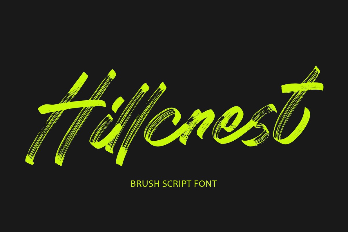 Шрифт Hillcrest