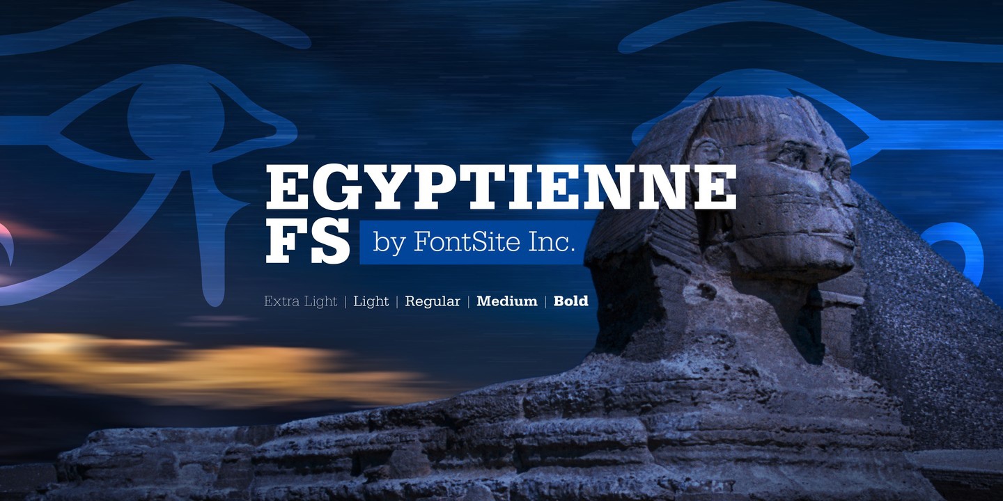 Шрифт Egyptienne FS