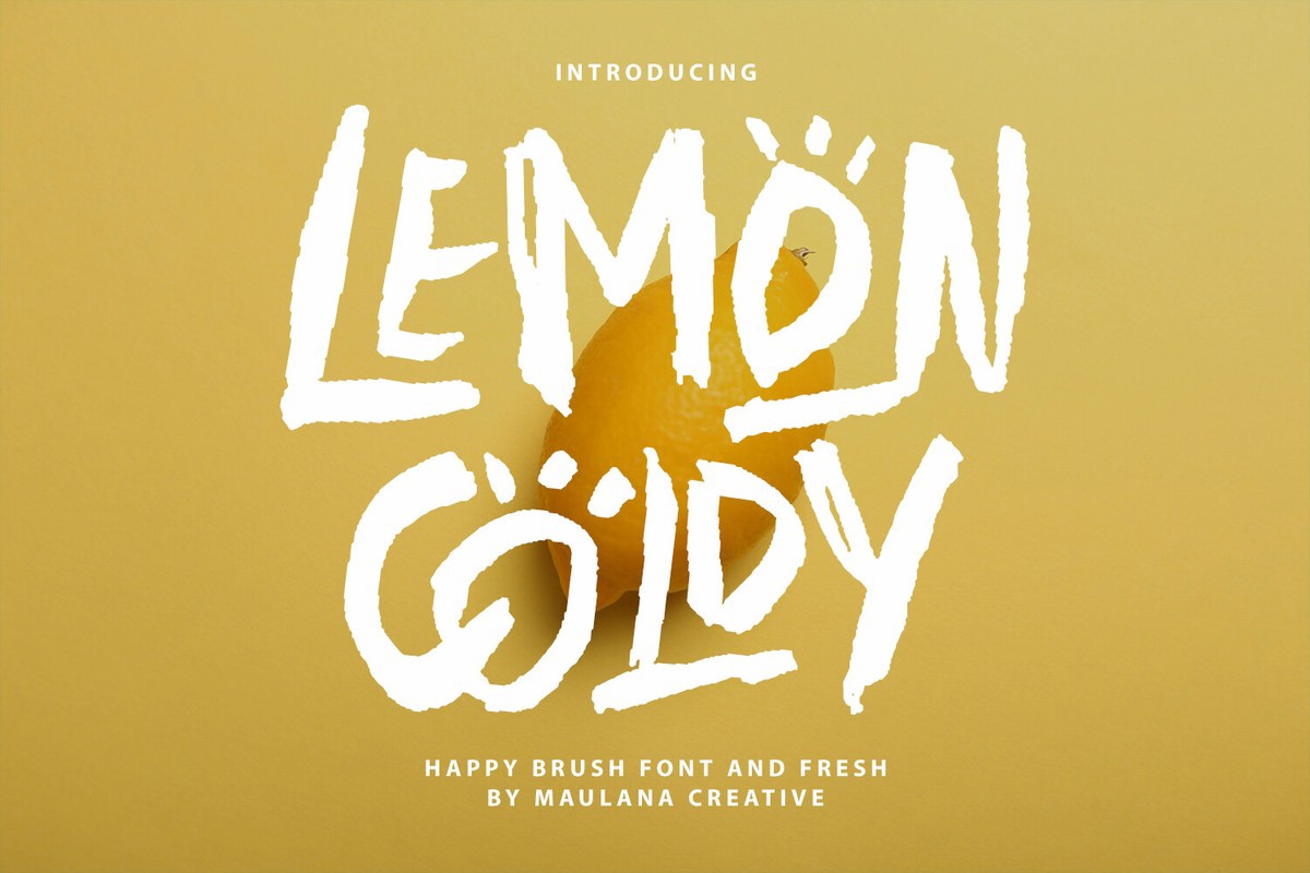 Шрифт Lemon Coldy