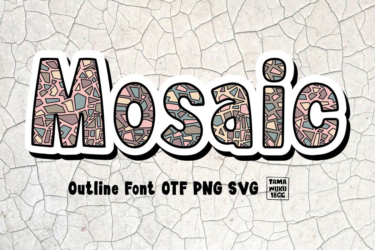 Шрифт Mosaic Tamawuku 18CC