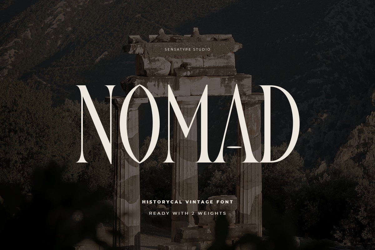 Шрифт Nomad