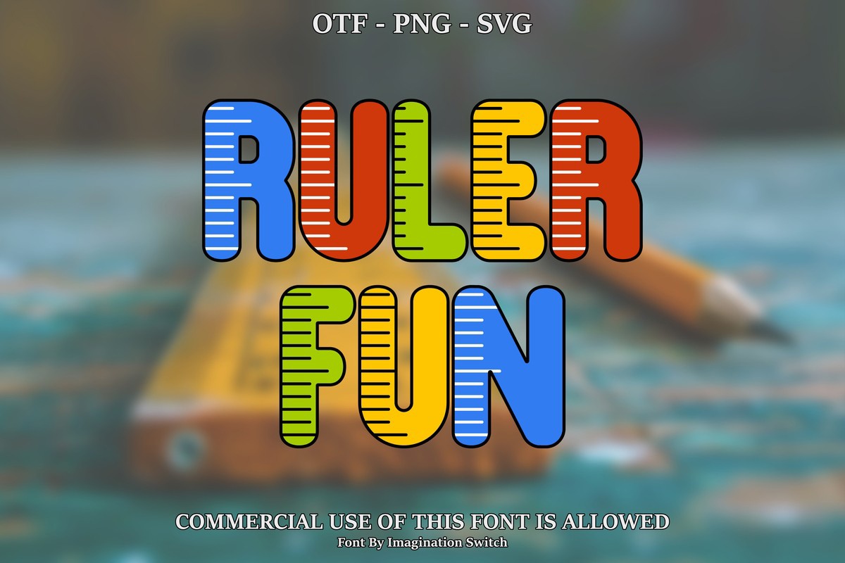 Шрифт Ruler Fun