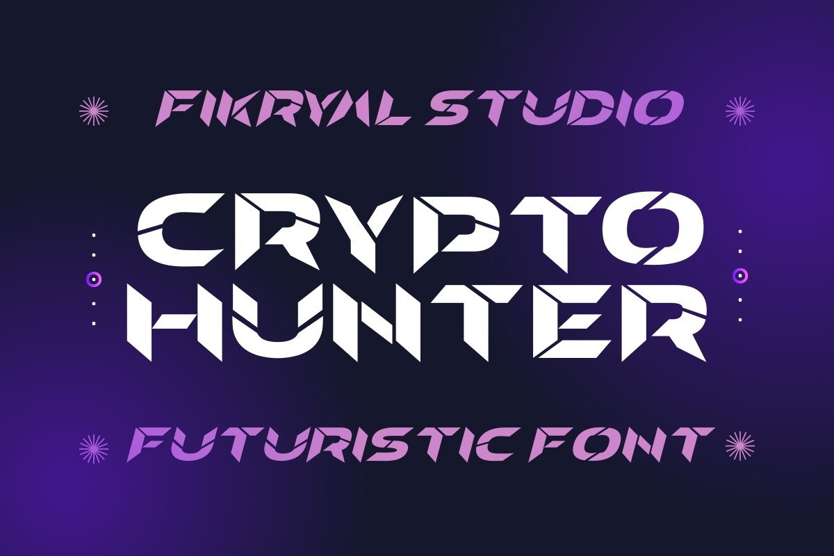 Шрифт Crypto Hunter