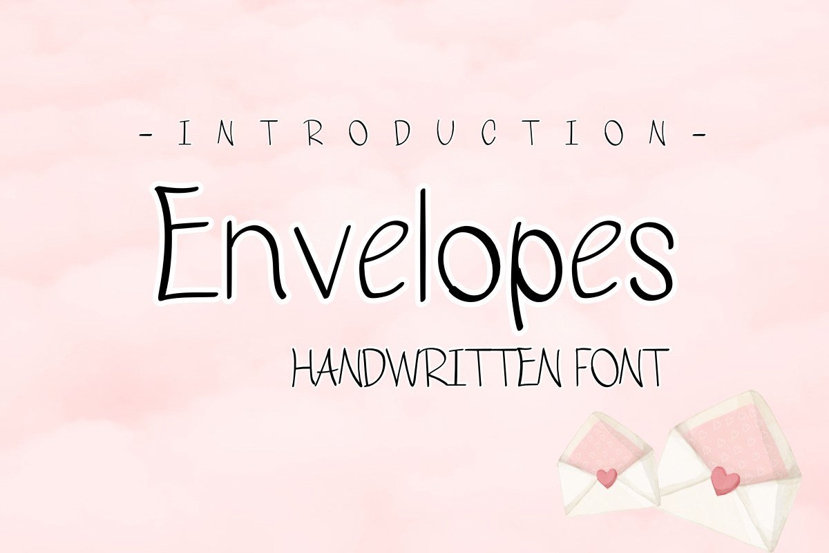 Шрифт Envelopes