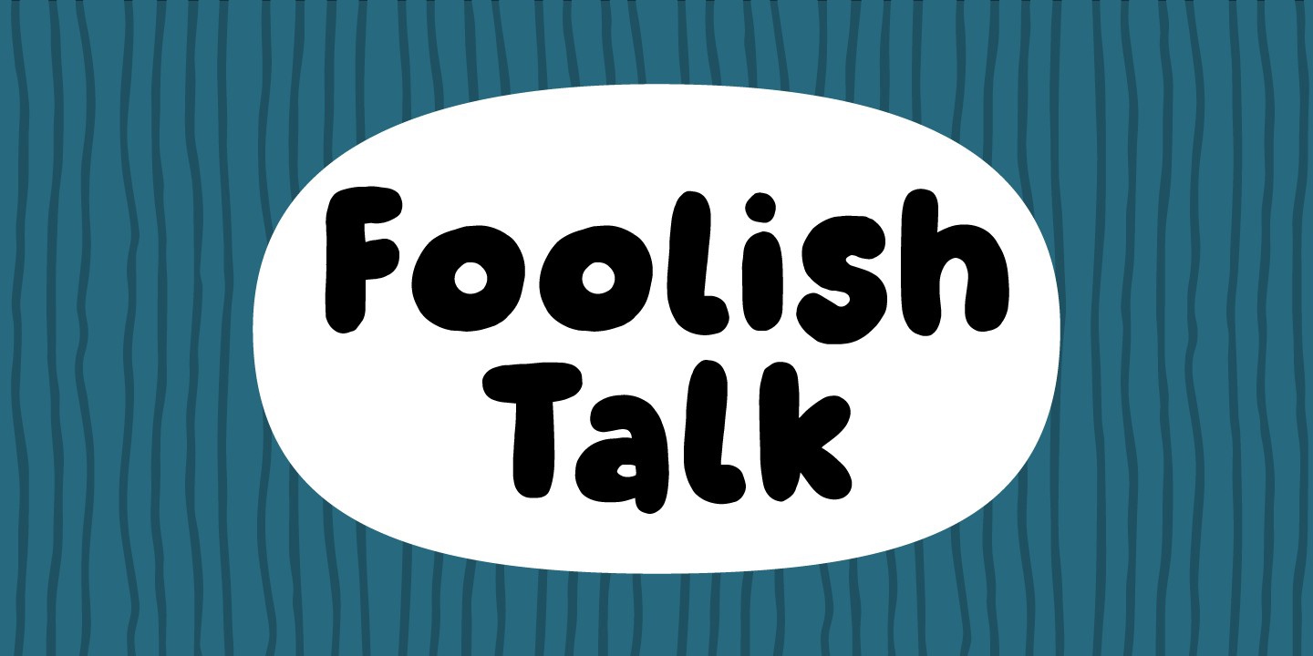 Шрифт Foolish Talk