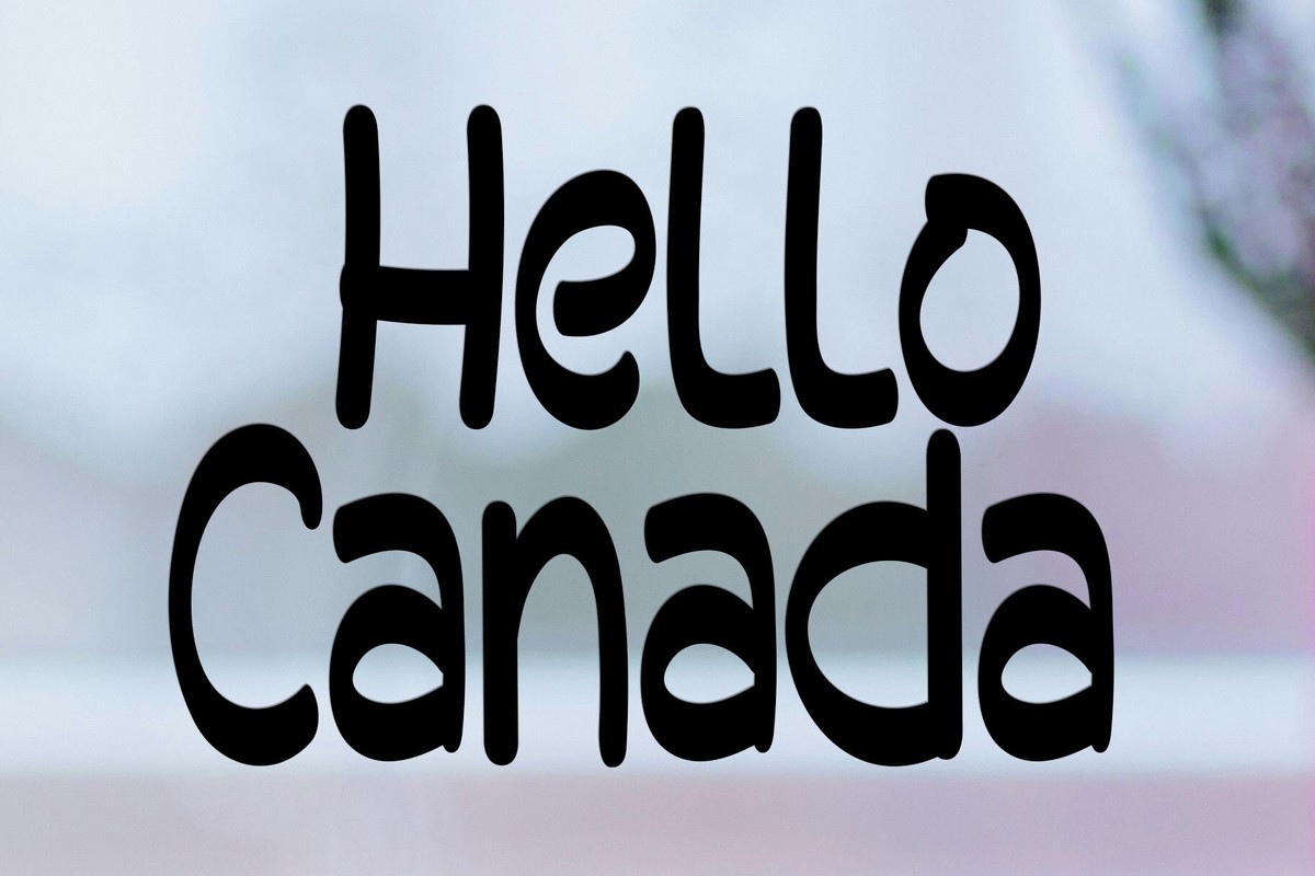 Шрифт Hello Canada