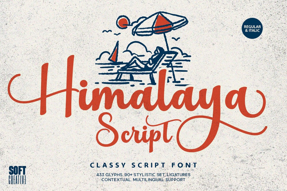 Шрифт Himalaya Script