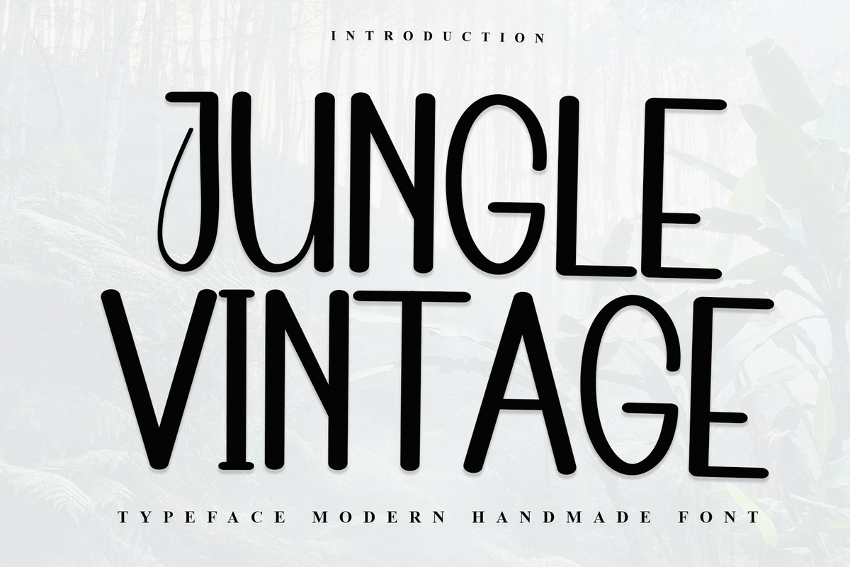 Шрифт Jungle Vintage