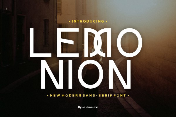 Шрифт Lemonion