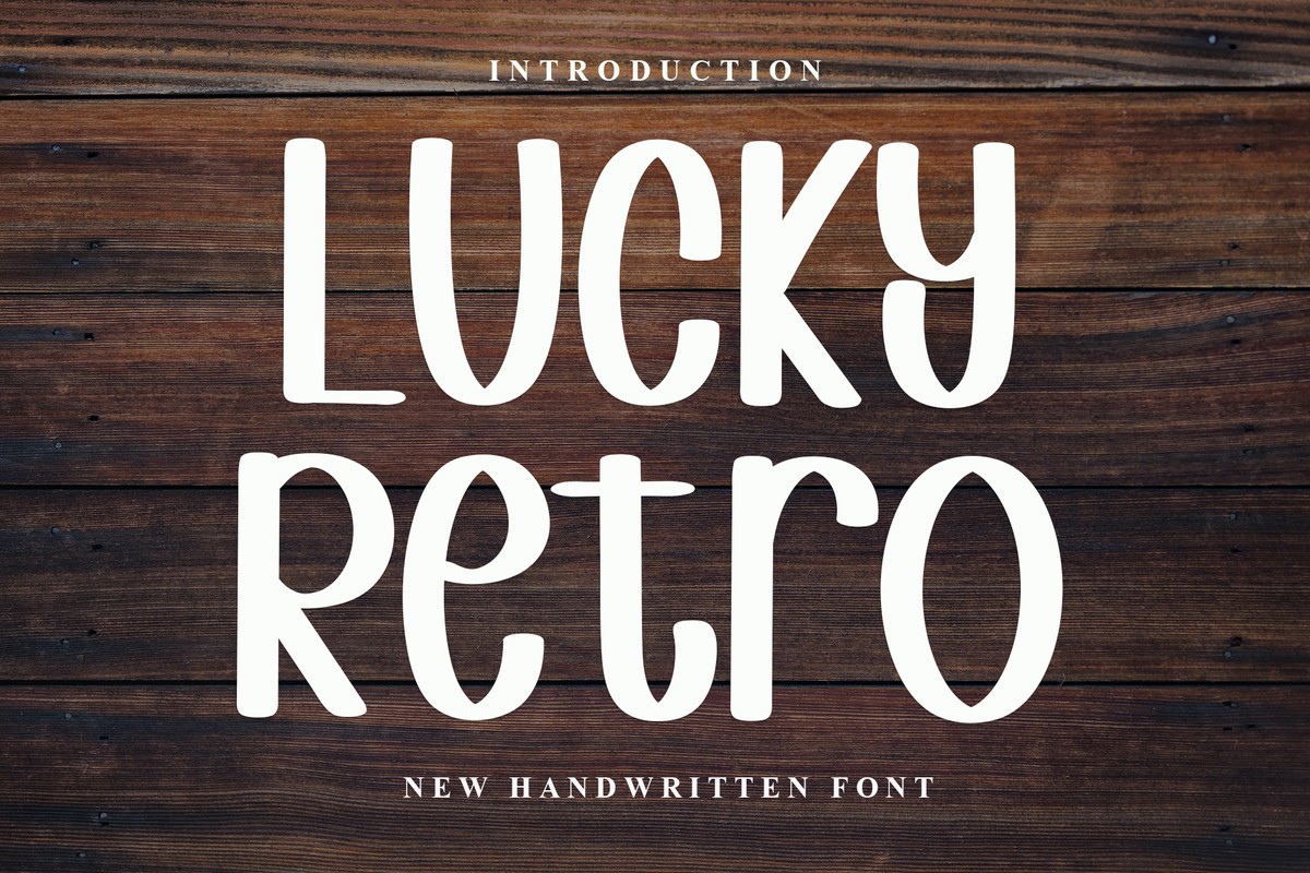 Шрифт Lucky Retro