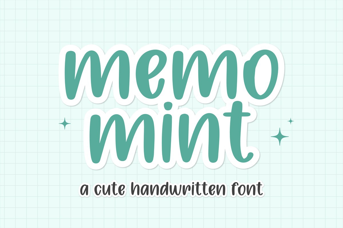 Шрифт Memo Mint