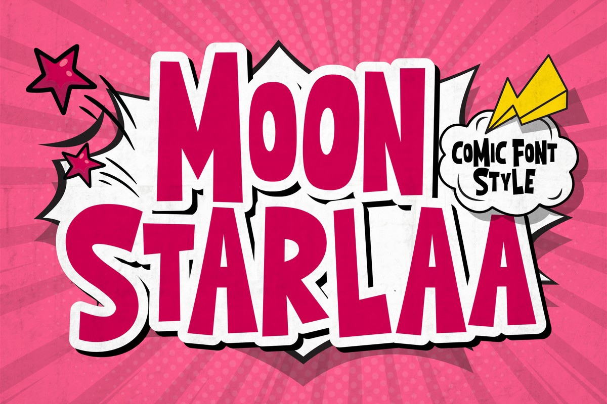 Шрифт Moon Starlaa