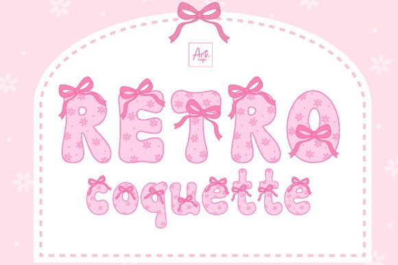 Шрифт Retro Coquette